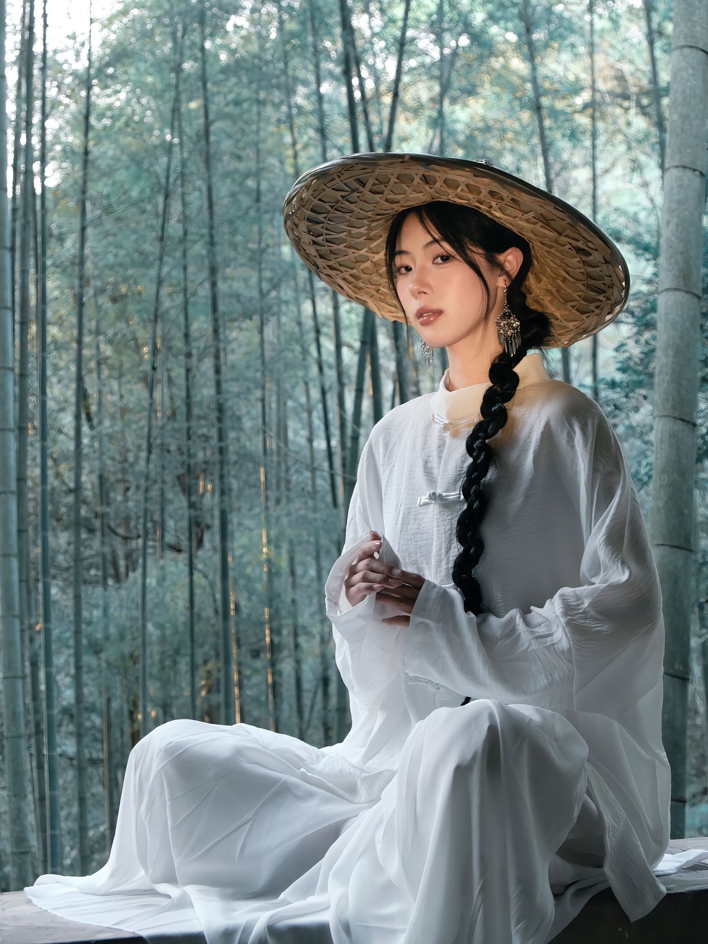 Photography Zen - ชุดถังสไตล์จีนใหม่สำหรับผู้หญิง เสื้อผ้าสไตล์โบราณมินิมอลสำหรับการถ่ายภาพท่องเที่ยว ชุดเซนสำหรับศิลปะการต่อสู้