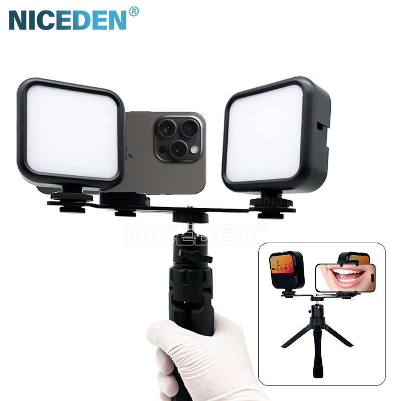 Photography Equipment - อุปกรณ์ถ่ายภาพแบบพกพา Niceden Dental ไฟฉายแบบมือถือสำหรับการอุดฟัน ปรับความสว่างได้สำหรับทันตแพทย์