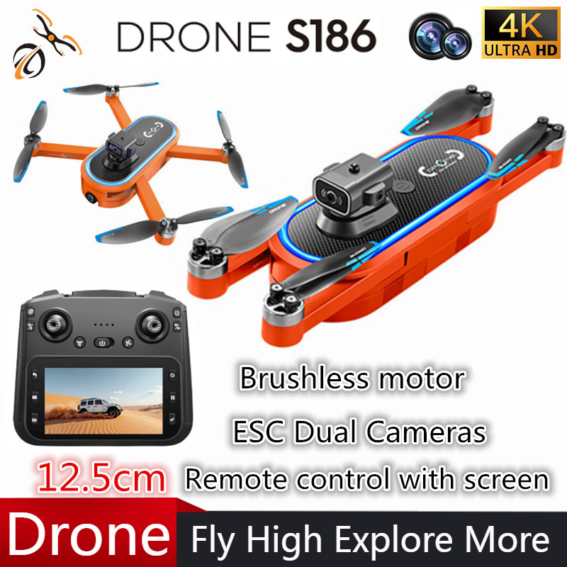 2025 S186 Drone Professional 4 - Photography Drone บทวิจารณ์และราคา