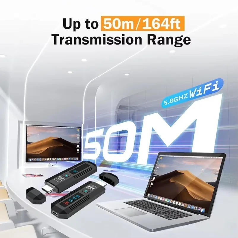 50M 5.8G 1080P HDMI-เข้ากันได้ - Photography Unit บทวิจารณ์และราคา