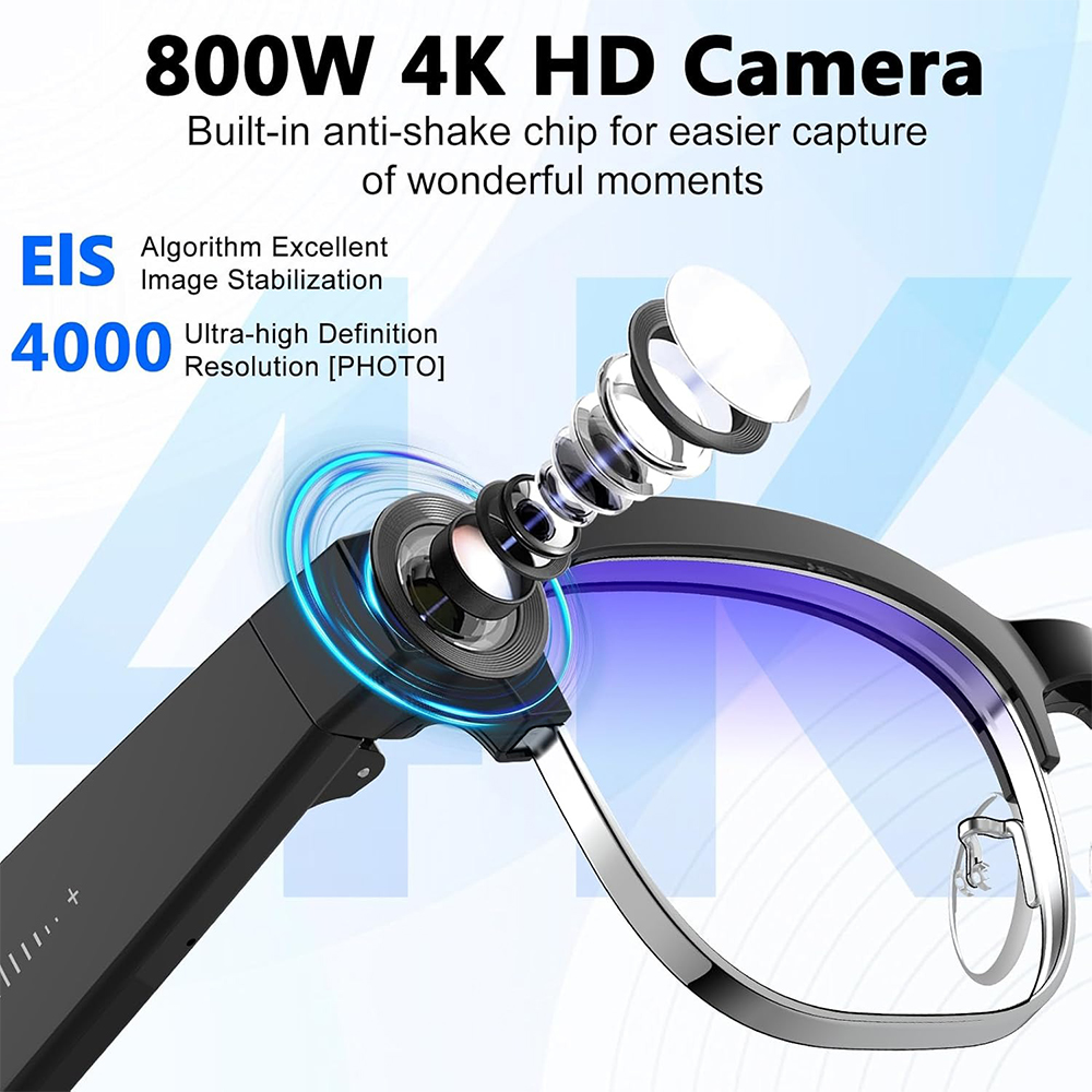 แว่นตาอัจฉริยะ 4K AI กล้อง 8MP - Photography Unit บทวิจารณ์และราคา