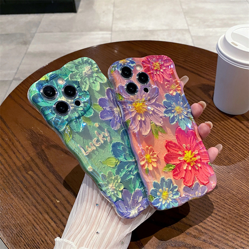 เคสโทรศัพท์ซิลิโคนลายดอกไม้สีน - Photography By บทวิจารณ์และราคา